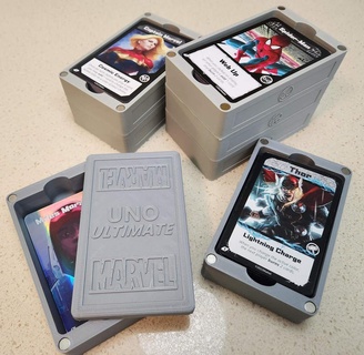 uno ultimate marvel card game boxes cards games 3d print model - Mito3D