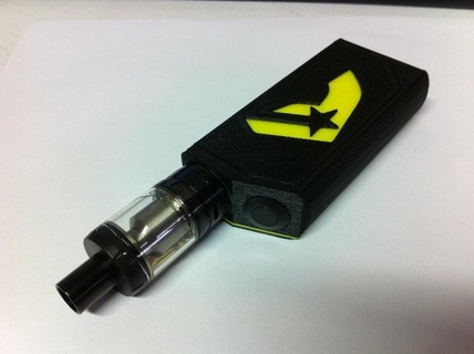 non regolamentato dual 18650 scatola mod svapare ecig sigaretta elettronica Fumo 3d print model - Mito3D