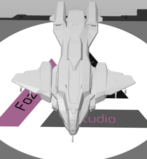 unsc d77 tc pellicano alone aereo nave 3d print model - Mito3D