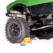 unterlegkeil hemmschuh calzo de rueda hasta los topes juego radkeil rc crawler 3d print model - Mito3D