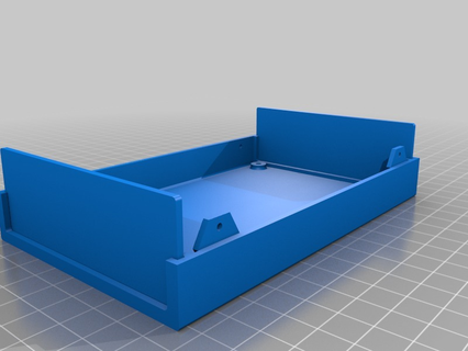 parte inferiore scatola utensili personalizzato elettronica 3d print model - Mito3D