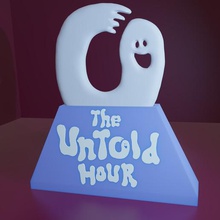 ungezählte Stunden podcast Abbildung Kunst low-poly beängstigend terror Niedlich 3d print model - Mito3D