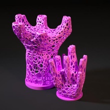 incomum decorativo vaso 3d print model - Mito3D