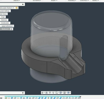 upc lava louças ar Gap água redirecionar casa hackear encanamento 3d print model - Mito3D