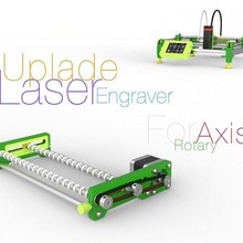 aktualisieren Laser Graveur rotierend Achse Hobby 3d print model - Mito3D