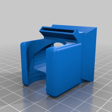 Atualizada Kossel mini e3d ventilador mortalha resfriamento duto 40mm 3d_printer_parts 3d print model - Mito3D