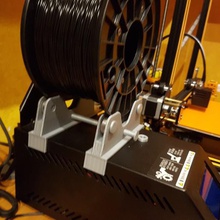 updated creality cr-10 bearing filament spool holder v7 tool 608 3d printer accessories 3d print model - Mito3D