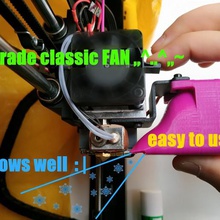 upgrade cooling duct wanhao i3 tool 3d printer parts 3d print model - Mito3D