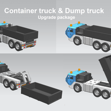 upgrade package container dumper truck femtt oshkosh take apart toy screw nut toddler duplo playmobil kids 3d print model - Mito3D