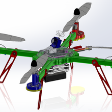 potenciar tarántula x6 cuadricóptero zumbido Yizhan 3d print model - Mito3D