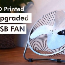 upgraded usb fan gadget helice 3d print model - Mito3D