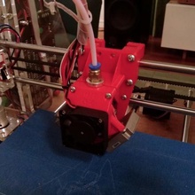 upgraded x-carriage sunhokey prusa i3 integrated fans 20mm extra z-range pibot optical height sensor tool 3d print model - Mito3D