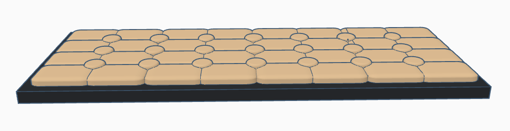 upholstery style moule positif tampon tapisserie fauteuil empreinte construction 3d print model - Mito3D