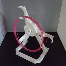 upright filament holder tool spool reel 3d print model - Mito3D