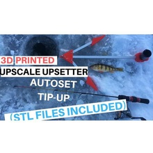 upscale upsetter auto set tip-up tool hook setter jaw jacker automatic fisherman diy fishing gear ice tip-ups tip up bass lure cool prints 3d print model - Mito3D