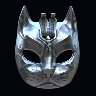 Uräus Katze Maske iii v2 3d print model - Mito3D