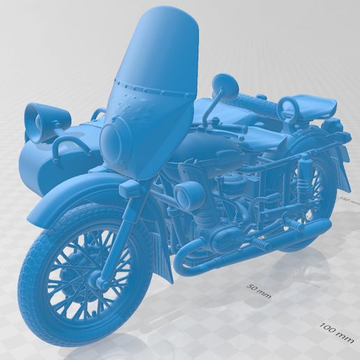 Ural m67 36 p 1976 yazdırılabilir motosiklet 3D print model - Mito3D