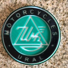 ural motorcycles logotipo de signo art Arte en 2d 3d print model - Mito3D