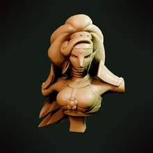 urbosa busto zelda respiración salvaje 3d print model - Mito3D