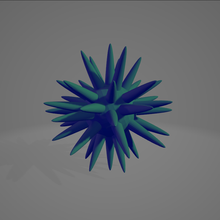 urchin artifact prop stalker - 3d print model - Mito3D