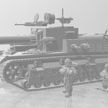 Urdeshi at 100 tanque destruidor 3d print model - Mito3D
