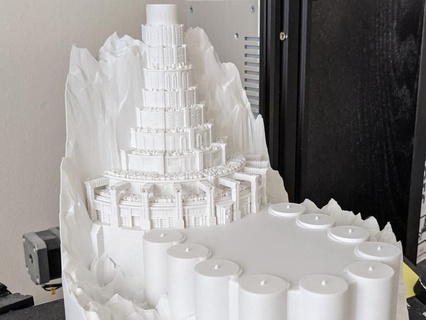 urithiru - stormlight archive sculptures 3d print model - Mito3D