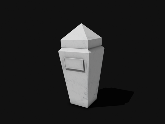 urn lid urn6 cosplay requisite capacity form molding concrete 3d print model - Mito3D