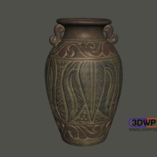 urn vase 3d scan art museum replica scans replicas 3d print model - Mito3D