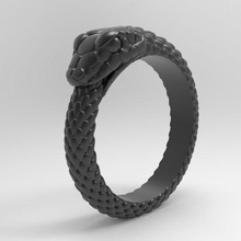 uroboros ring 3d print model - Mito3D