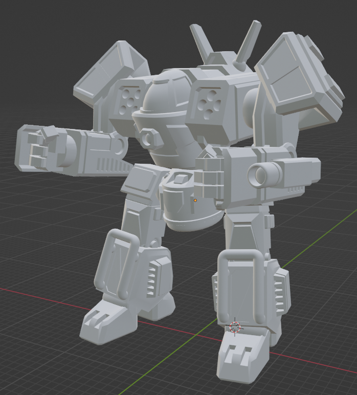 ursa junior mecha jeu américain 3D print model - Mito3D