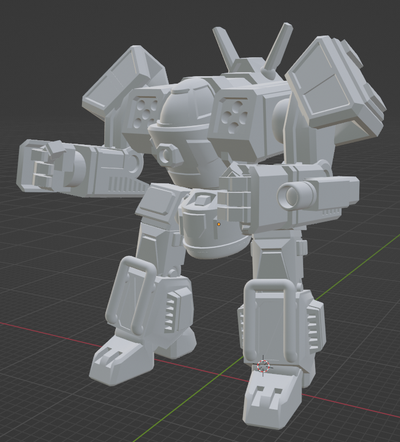 ursa júnior mecha jogos americano 3d print model - Mito3D