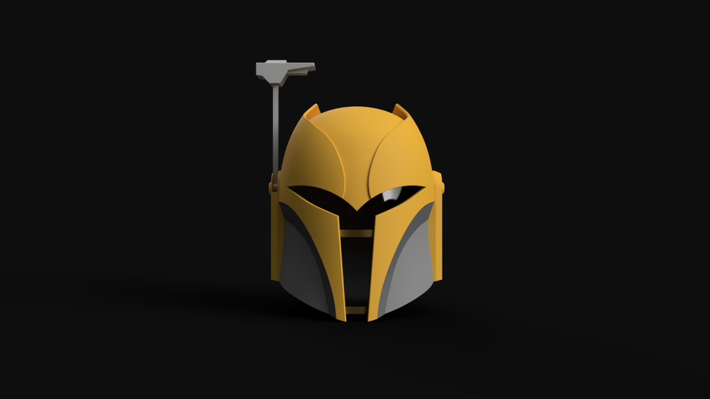 ursa wren v2 helmet star wars rebels ursa wren 3d printing  3D print model - Mito3D