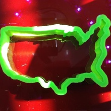 us cookie cutter home 4th creator day indepence july omnomnom states united usa kitchen dining 3d print model - Mito3D