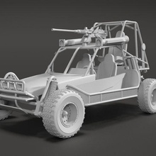 us militaire petit chariot 3d print model - Mito3D