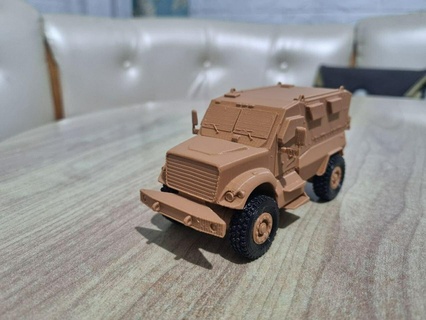 us mrap m1224 maxxpro voll Rat drucken Militär Spielzeuge bereit beweglich Räder 3d print model - Mito3D