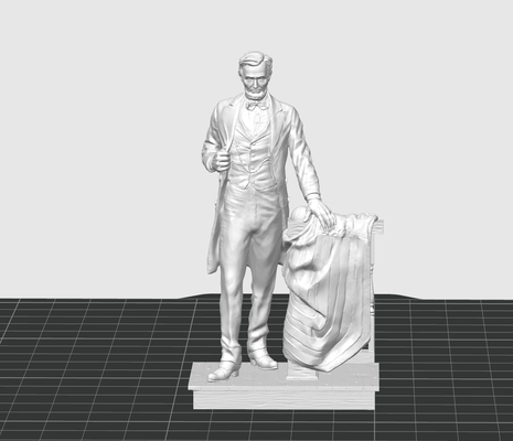 us presidente abramo lincoln 3d modello arte america uniti d'america storia cranio quelli buoni ritratto miniature figurine obama briscola statua celebrità mettere in politici carattere uomo 3d print model - Mito3D