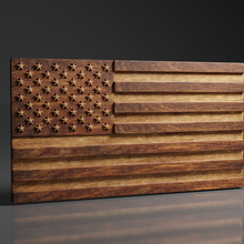 EUA bandeira cnc arquivos madeira 3d stl modelo roteador aspirar vcarve carveco Artcam SVG dxf eps pdf ai 3d print model - Mito3D