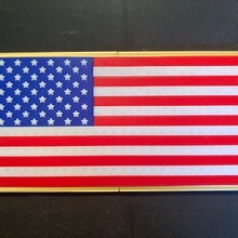 Etats Unis drapeau art gloire étoiles rayures 3d print model - Mito3D