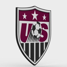 logo usa vari comando tazza emblema euro evro fc calcio gioco carattere league il giocare professionale di socker sport mondo alta logotipo modelli simbolo hobby segno giocattolo 3d print model - Mito3D