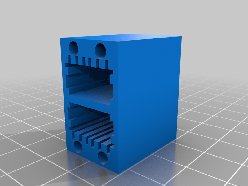usb module Halter Unterstützung Standard 2 Richtungen USB Ladegerät montieren Elektronik 3D print model - Mito3D
