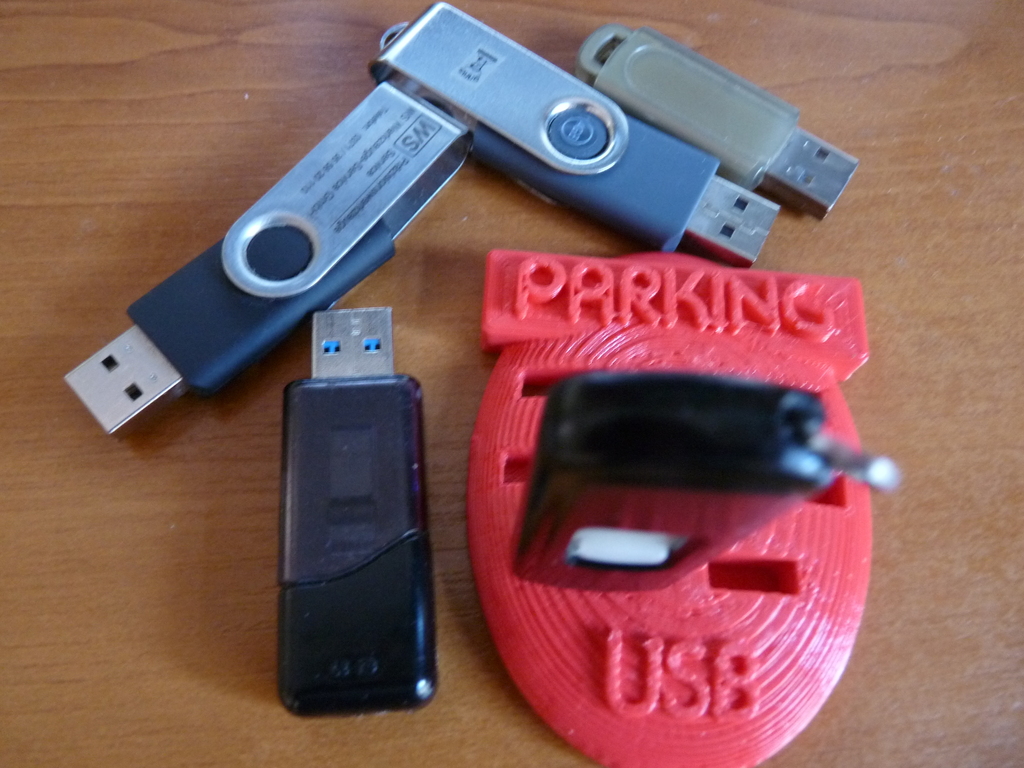usb - parking mouse 3D print model - Mito3D