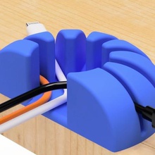 usb kablo tutucu daire tipi-1 gadget 3d print model - Mito3D
