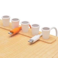 cable usb titular de café tipo gadget 3d print model - Mito3D