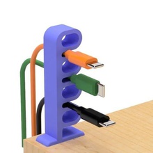 usb cable holder ring type home 3d print model - Mito3D