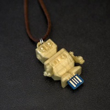 usb charger charm robot game 3d print model - Mito3D