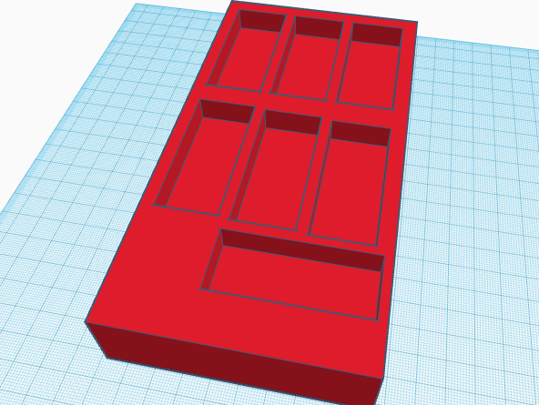 usb container game organizer 3D print model - Mito3D