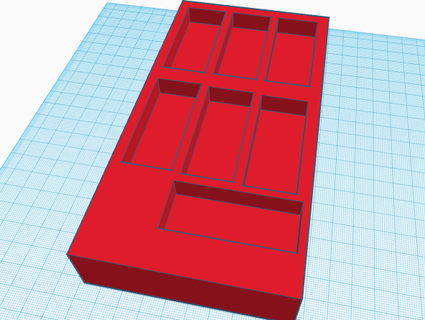 USB Container Spiel Veranstalter 3d print model - Mito3D