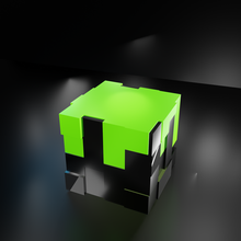 usb cube desk organizer 3d print model - Mito3D