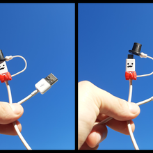 USB cappello cap copertina guaina protettore genere fulmini i phone mini gioco 3d print model - Mito3D