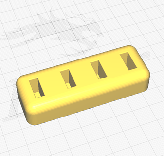 USB Kulp destek geniş sopa konteyner Çubuk organizasyon 3d print model - Mito3D